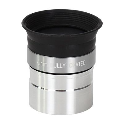 1pc Telescope Eyepiece 1.25 Inch Fully Coated Glass with M28.6 * 0.6mm Filter Threads - 4mm/ 10mm/ 20mm Focal Length Can Choose(4mm Focal Length)