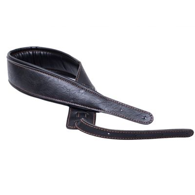 MVNOIRE PU Leather Guitar Strap Adjustable Soft Bass Accessories Musical Instrument