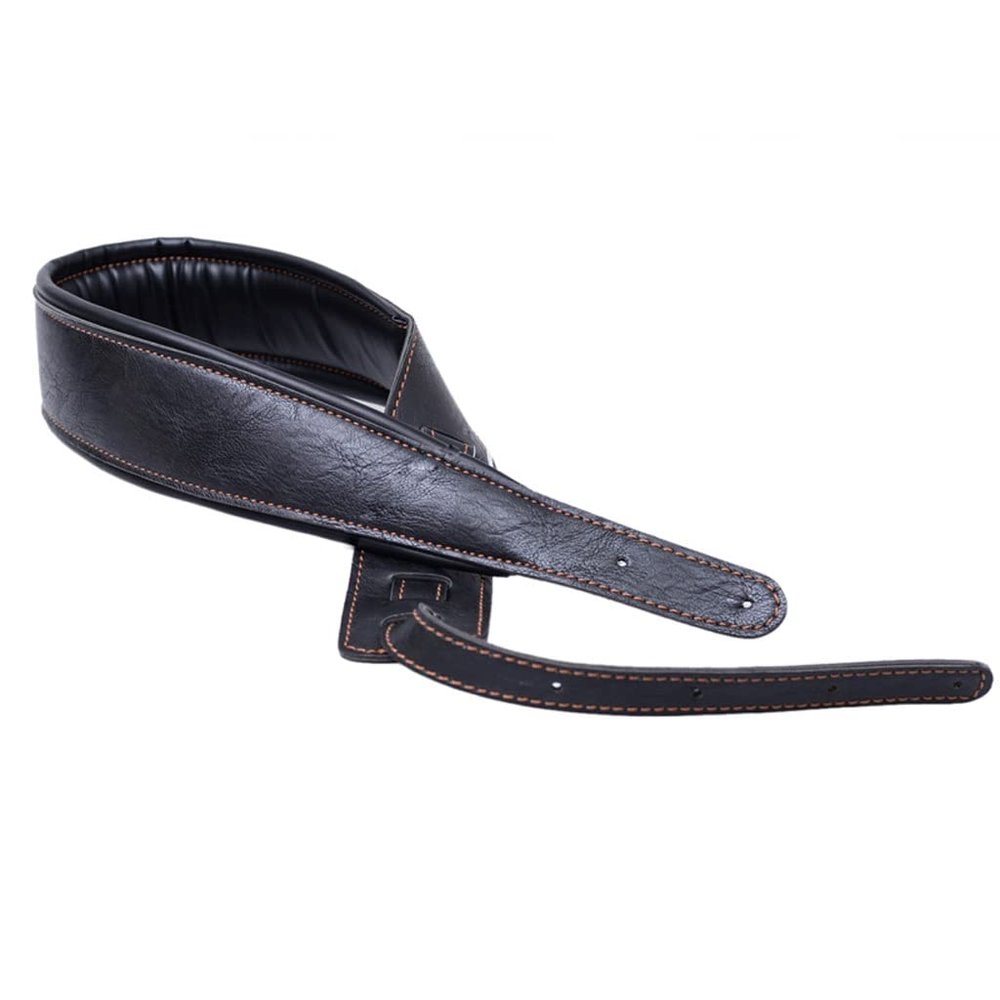 MVNOIRE PU Leather Guitar Strap Adjustable Soft Bass Accessories Musical Instrument