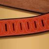MVNOIRE Brown Leather Strap Hand-embroidered Widened and Thickened Electric Guitar view 4