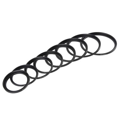 10 Pieces 49 52 55 58 62 67 72 77 82mm Metal Camera Lens Filter Adapter Step Up Ring Male Thread UV Filter to Female Thread Lens Excellent(49 Male to 52 Female)
