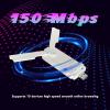 VBESTLIFE 4G LTE USB WiFi Dongle, Mobile Hotspot Router, 150Mbps Portable Travel Modem Device with SIM Card Slot, Support 10 Users view 3