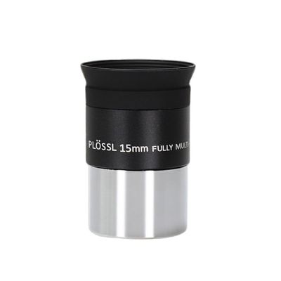 1pc 1.25" Plossl 15mm Telescope Eyepiece Green Fully Multi Coated Lens with Front M28X0.6mm Filter Threads