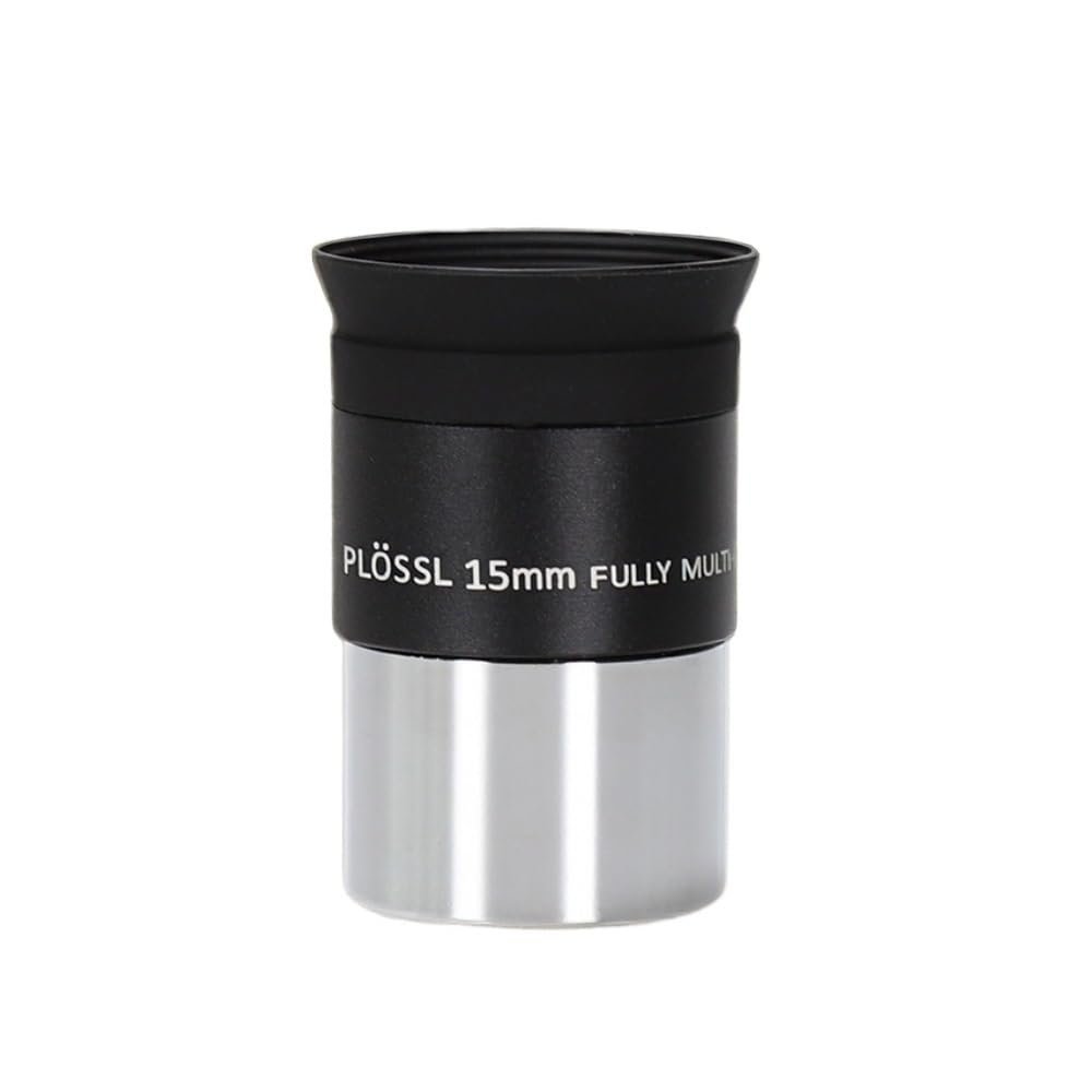 1pc 1.25" Plossl 15mm Telescope Eyepiece Green Fully Multi Coated Lens with Front M28X0.6mm Filter Threads