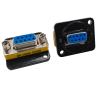 2PCS mi ni DB9 DB15 Gender Changer Adapter RS232 Serial Plug Connector(DB9-Female Female) view 1