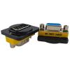 2PCS mi ni DB9 DB15 Gender Changer Adapter RS232 Serial Plug Connector(DB9-Female Female) view 2
