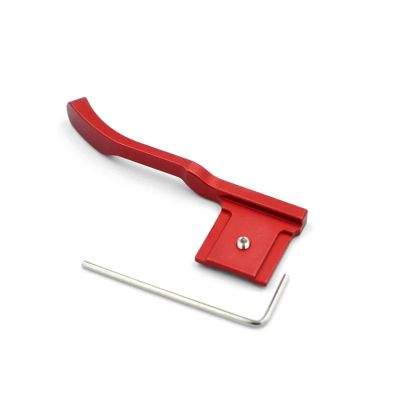 GFX50R Camera Flash Hot Shoe Adapter Aluminum Thumb Keep Holder for Fujifilm GFX 50R Camera Excellent(Red for GFX50R)
