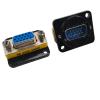 2PCS mi ni DB9 DB15 Gender Changer Adapter RS232 Serial Plug Connector(DB15-Male and Female) view 1