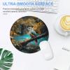 Relaxing Rain and Birds Sounds Mouse Pad-Funny Round Computer Mouse Mat,Mini Waterproof Non-Slip Mouse Pads for Home Office Decor Desk Accessories view 4