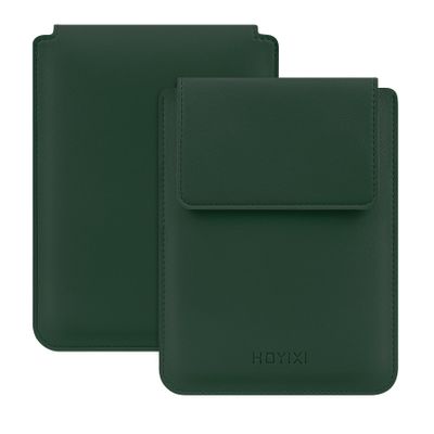 HoYiXi Universal Sleeve Case for 6.8",7" Paperwhite/Colorsoft/Signature Edition 2025 & 2021 Compatible 6.8" Kobo Clara HD/Pocketbook/Tolino Protective Case for 6.8'' 7'' ebook Reader, Dark Green