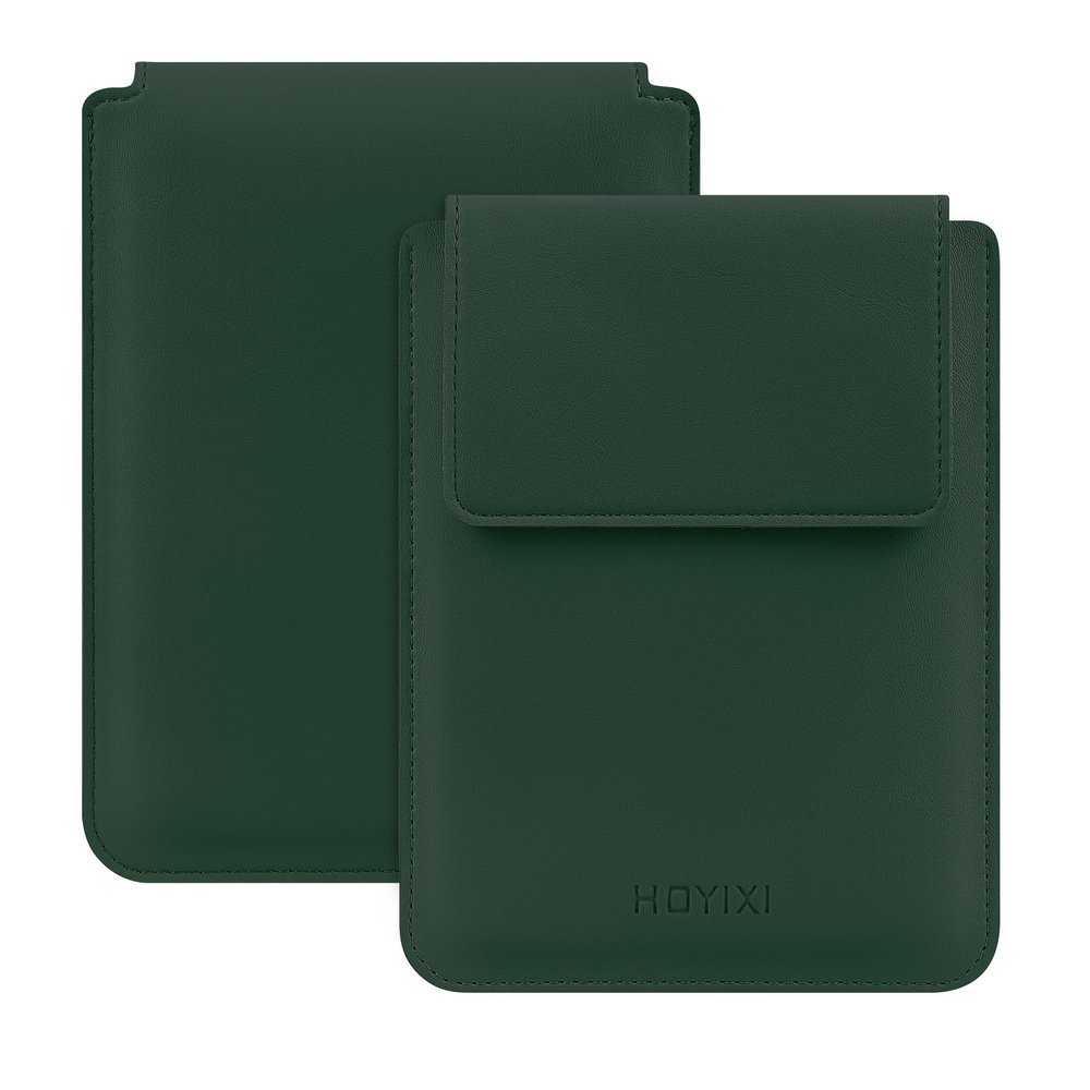 HoYiXi Universal Sleeve Case for 6.8",7" Paperwhite/Colorsoft/Signature Edition 2025 & 2021 Compatible 6.8" Kobo Clara HD/Pocketbook/Tolino Protective Case for 6.8'' 7'' ebook Reader, Dark Green