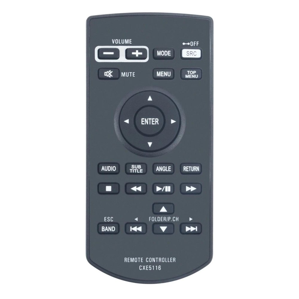 CXE5116 Replacement Remote Control for Pioneer Car DVD RDS AV Receiver in Living Rooms or Rooms, No Programming or Pairing Needed, Replace Remote Compatible Models AVH-2450BT AVH-1450DVD AVH-210EX