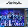Computer Monitor, 4K Computer Monitor (3840 x2160) up to 120Hz, Gaming Monitor 32", Gaming Monitors w/ 99% sRGB, AMD FreeSync, IPS Panel,Computer Monitors w/ 1ms Display, VESA Mountable, Black view 2