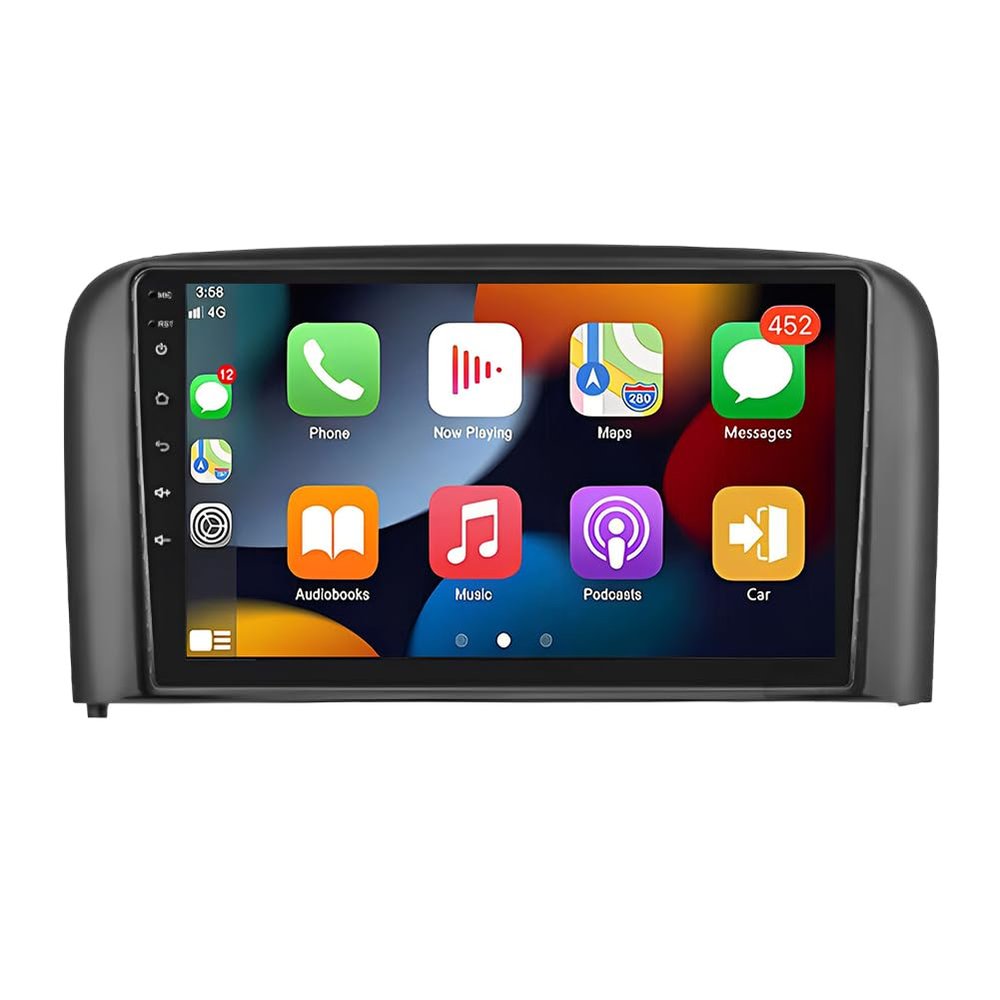 9" Android 15 Car Stereo for Volvo S80 2004 2005 2006 2007 2008 Replacement with Car Play & Android Auto 2+64GB GPS Includes AHD Rearview Camera
