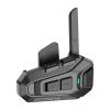 HYCOMM H4 Helmet Intercom, 4-Rider 1.2 Miles Motorcycle Bluetooth Headset, Audio Multitasking, 1000mAh 35H Talk Time, Noise Cancelling, IP67 Waterproof, HD Speakers (1 Pack) view 1