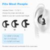 9-Pair Silicone Ear Molds for Two-Way Radio Acoustic Coil Tube Earpiece Left & Right Ear Replacement Compatible with Motorola Kenwood Baofeng Retevis (Clear, Black, Pink L/M/S 18pcs) view 4
