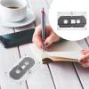 DOITOOL 30 Minute Blank Cassette Tapes 2 Pack Audio Tape with Transparent Shell for Voice Recording Music Speech DIY Retro Style view 2