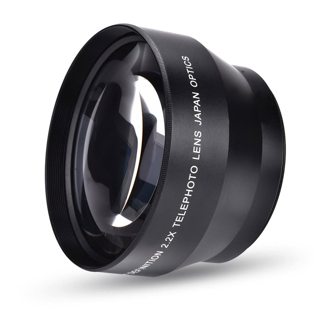 67mm 2.2X Teleconverter Lens, Universal DSLR Camera Accessory, Metal Build, Optical Glass Coatings - Enhanced Detail, Lightweight Design, Ideal for Close - Up and Telephoto