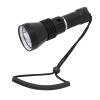 Pilipane P50 Quad Core Diving Flashlight 8000LM Ultra Bright Underwater Video Light Professional Diving Light for Scuba Diving Underwater Photography Aluminum Alloy 6.6cm Head 100M view 3
