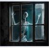 2PCS Window Projector Screen,1.8x1.2m Rear Projection Screen,Window Projection Film, Portable White Projector Screen Sheet for Door Projecting Halloween Christmas Videos view 2