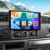 10.1" Android 14 Car Stereo Radio for 1999-2004 Ford F-250 F250 Super Duty Upgrade CarPlay Touch Screen Head Unit with Wireless Carplay & Android Auto GPS Bluetooth WiFi FM RDS SWC Backup Camera Mic view 1