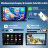 10.1" Android 14 Car Stereo Radio for 1999-2004 Ford F-250 F250 Super Duty Upgrade CarPlay Touch Screen Head Unit with Wireless Carplay & Android Auto GPS Bluetooth WiFi FM RDS SWC Backup Camera Mic view 3