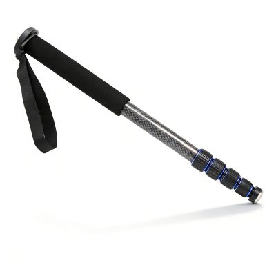 Carbon Fiber Portable Monopod Tripod for DSLR Camera, 5 Sections, 165cm Maximum Height, Lightweight 0.31kg - Heavy Duty Support, Quick Locking System, Travel Friendly