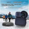 Coyktonty Wide-Angle Lens for DJI Osmo Nano,HD Optical Glass with 2-Layer Coating 185 Ultra-Wide View Scratch-Resistant Lightweight view 3