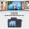 ASHATA 48MP Digital Keychain Camera for Photography, 1080P 30Fps Vlogging Camera with 1.3" Screen, Auto Focus, Built in Filters, Compact Vlogging Video Cam for Travel (Black) view 4