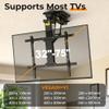 360 Manual Swivel Electric Flip Down TV Mount for 3275 Inch Flat/Curved Screens, Remote Control, 080 Electric Tilt, for Living Room, Bedroom, and Patio view 2