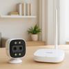 EROZ Vigil Duo AX + Mini Hub (2-Camera Bundle) | Wi-Fi 6 Smart Home Security System with 2K Dual-Lens AI Detection, Color Night Vision, Plug-in Power, Local Storage, No Monthly Fees, Weatherproof view 2
