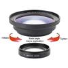 HYAWVCBL Professional 37mm Macro+72mm Wide Angle Lens 0.39X Full HD for 4K Camcorder Black 408247 view 4