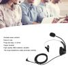 Pengcadent H360 25. Business Headset, Monaural Phone Headset with HD Mic, Noise Cancelling Telephone Headset for Call Center Customer Service, Lightweight ABS Material with 25mm. Plug view 2