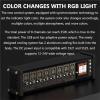 8 Port USB Docking Station, 8 Ports USB C Splitter, 8-Way Switch Total + Voice Control, 1.54-inch IPS Color Screen, 10 Levels Brightness Adjustment, for Phones, Tablets, Gadgets view 2