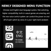 8 Port USB Docking Station, 8 Ports USB C Splitter, 8-Way Switch Total + Voice Control, 1.54-inch IPS Color Screen, 10 Levels Brightness Adjustment, for Phones, Tablets, Gadgets view 4