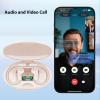Bluetooth 5.4 Translator Earbuds, AI Translation Wireless Headphones with Noise Cancelling, 150+ Languages, 6H Playtime Type C Fast Charge for Travel Business Learning view 4