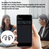Ai Language Translator Earbuds, Bluetooth 5.4 Wireless Translation Earphones with 164 Languages, 7 Modes, Noise Reduction, Touch Control for Travel, Meeting, Music, Calling, Black view 2