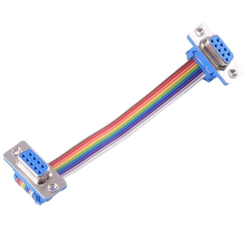VSVAKHXC DB9 DB15 DB25 DB37 Extension Wire D-SUB RS-232 DR/DB 9/15/25/37 Pin Cable Connector Line(9P Female to Female,100CM)