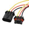 Car Connector 12124686 12124685 Auto Connector Electrical Housing Plug 3 Pin for Oil Pressure(Ivory) view 3