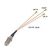 10PCS F Female to 3pcs UFL/u.FL/IPX R*/F Coax Adapter Assembly RG178 Pigtail Cable view 2