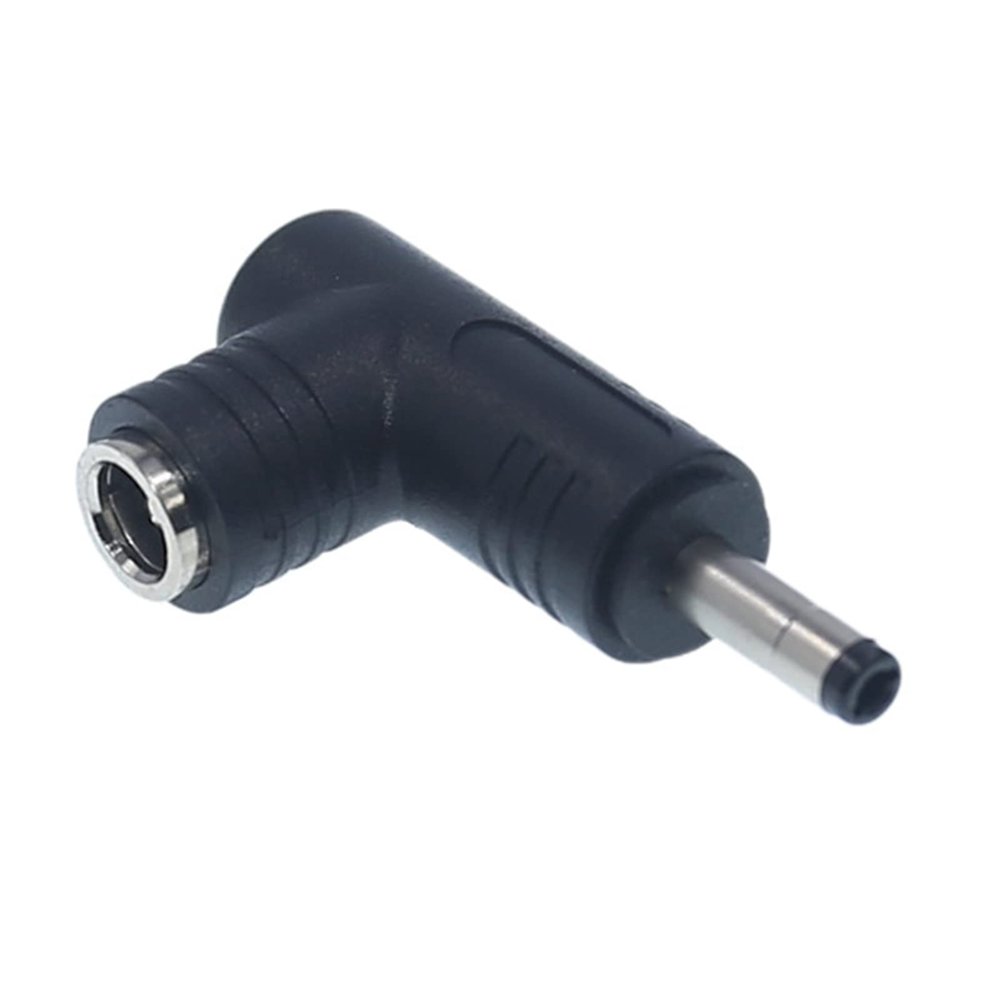 1PC 5.5mm X 2.5mm Female to Male Plug 90 Degree Angle Power Converter Adapter for Laptop Interface Power Cable