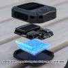 Heayzoki Wireless Remote Control Fit for Action 5 Pro 4 Action Camera, Bluetooth 5.0 Remote Controller, Up to 16 Cameras, 25M Range, IPX4 Water Proof, 2 Fixing Methods view 3