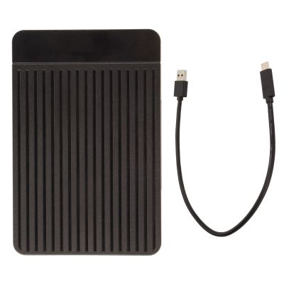 25in. Type C Interface, External Hard Drive , 6Gbps Speed Transfer with UASP Protocol, Plug and Play SSD Enclosure for 7mm 95mm. 25in. SSD