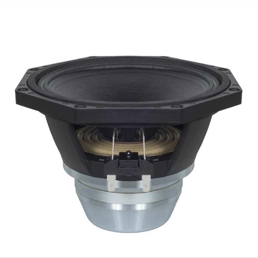 B&C Speakers 8NW51 8-inch Neo Mid Bass Woofer Cone TWP Waterproof Both Sides LF Drivers 2" Ventilated Copper Voice Coil Gap 200 Wrms 400 Watts Peak Audio PA System 8 Ohm