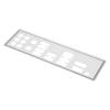 Be In Your Mind Computer Cases Backplate 16x5cm IO I/O Shield Prime B560M-A Compatible with MSI PRO B650-P view 1