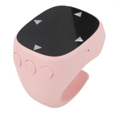 Oreilet New Upgrade Scrolling Rings Remote Control, Long Lasting Fingertip Cordless Page Turner BT Rings Scroller for Video Recording Phone Tablet Camera Tiktok (Pink)