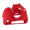 ciciglow Silicone Camera Case, Lightweight Protective Cover with Grip for D3300 D3400 (Red) view 4
