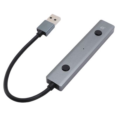 AYNEFY USB Hub Adapter Multiport USB 2.0 Hub with Voice Transcription Translation AI Chat for Laptop Desktop Tablet PCs