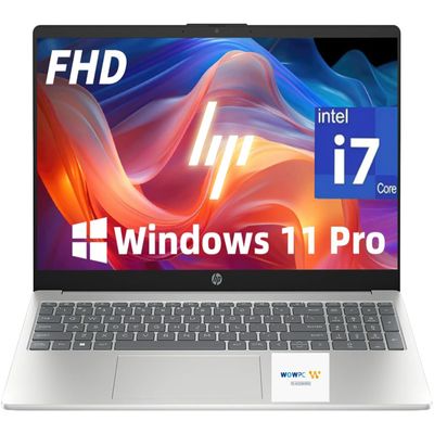HP 15.6" FHD Business Laptop, High-Performance Intel Core i7 10-Core (Turbo Up to 4.7GHz), 40GB RAM, 1TB SSD, Windows 11 Pro, Microsoft Office Included, Fast Wi-Fi 6,WOWPC Recovery USB