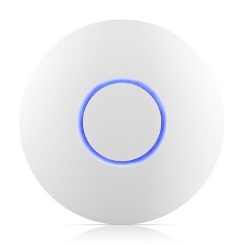 U6+-US UniFiDual-Band WiFi 6 Access Point, Ceiling-Mounted, 3Gbps Speed, 1500 Sq Ft Coverage, PoE Gigabit Port, for Business Network